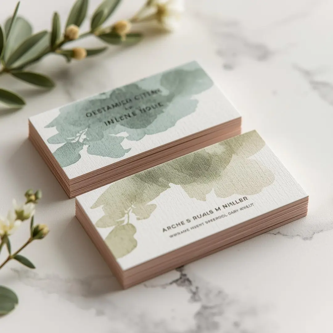 Premium business cards with elegant design
